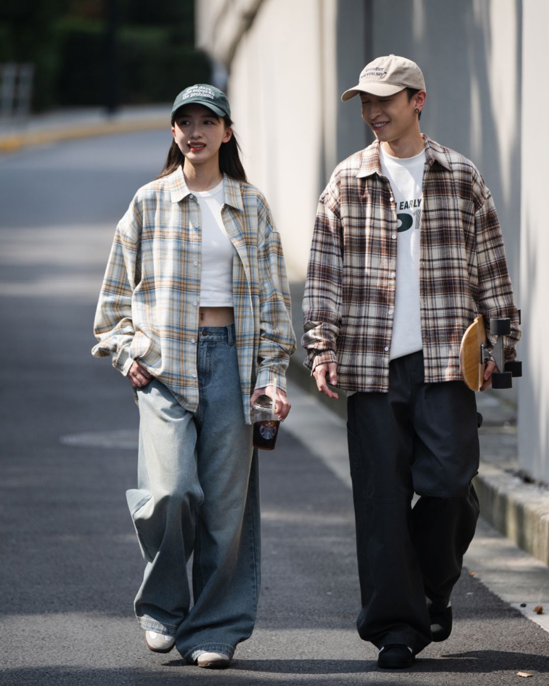 Retro Mood Check Shirt LS081