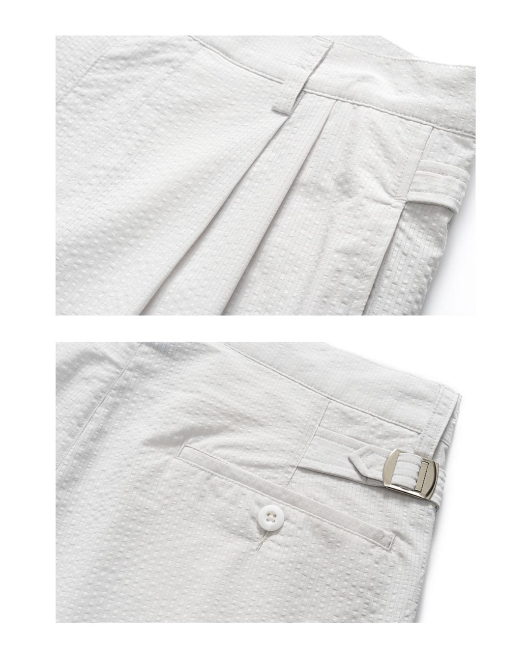 Stripe Seersucker Shorts SP064