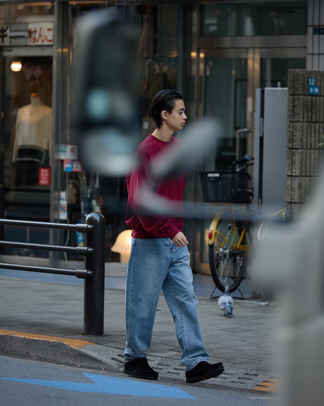 Crew Neck One Point Sweat SW087