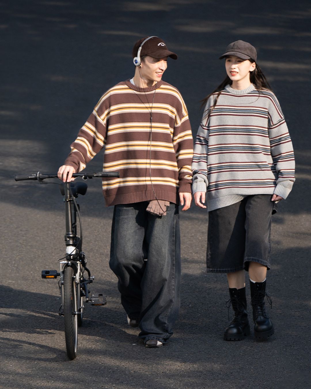 Retro Border Sweater KN052