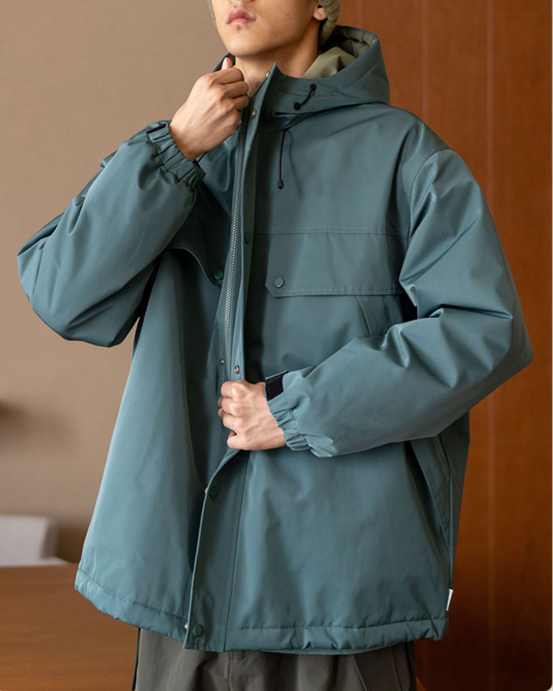 Padded Outdoor Hood Jacket JK241