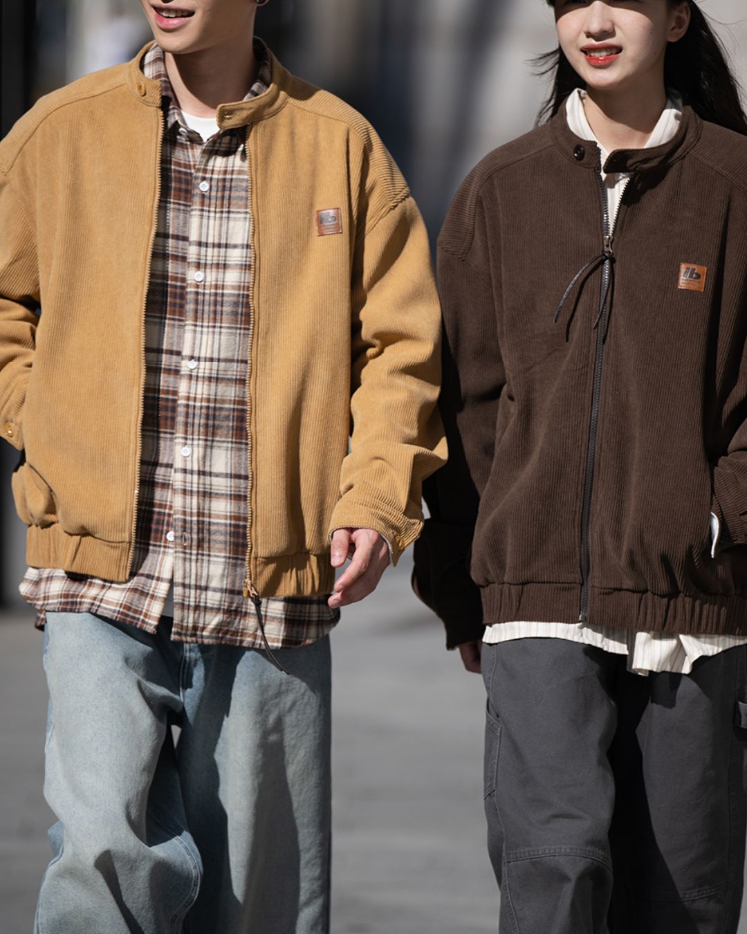 Corduroy Collar Jacket JK176