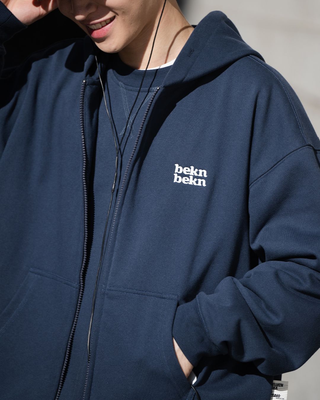 Basic Full Zip Hoodie HD076