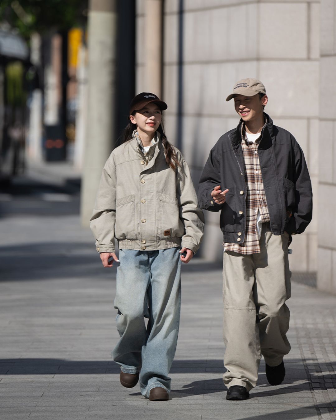 Washed Button Jacket JK175