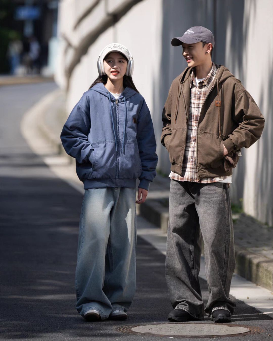 Washed Cotton Hooded Jacket JK196