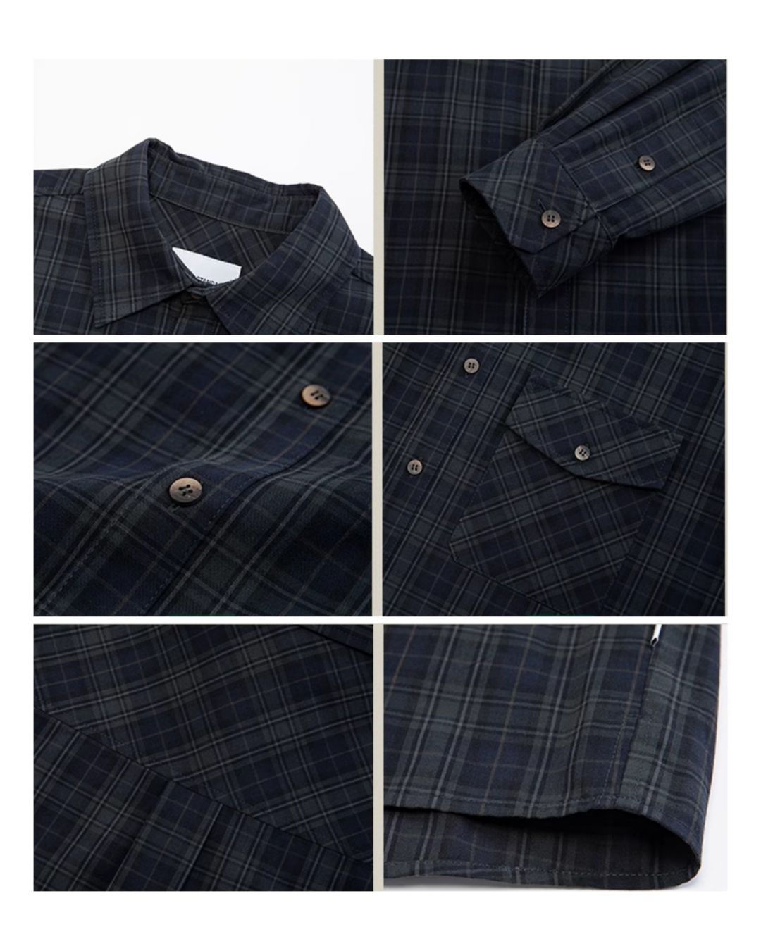 Tartan Check Loose Shirt LS096