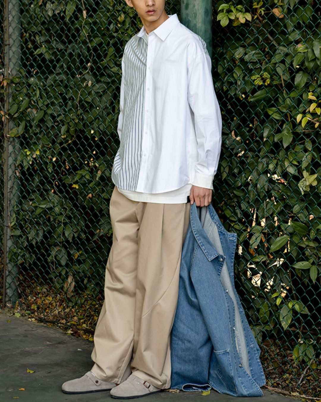 Wide Curve Pants WP081