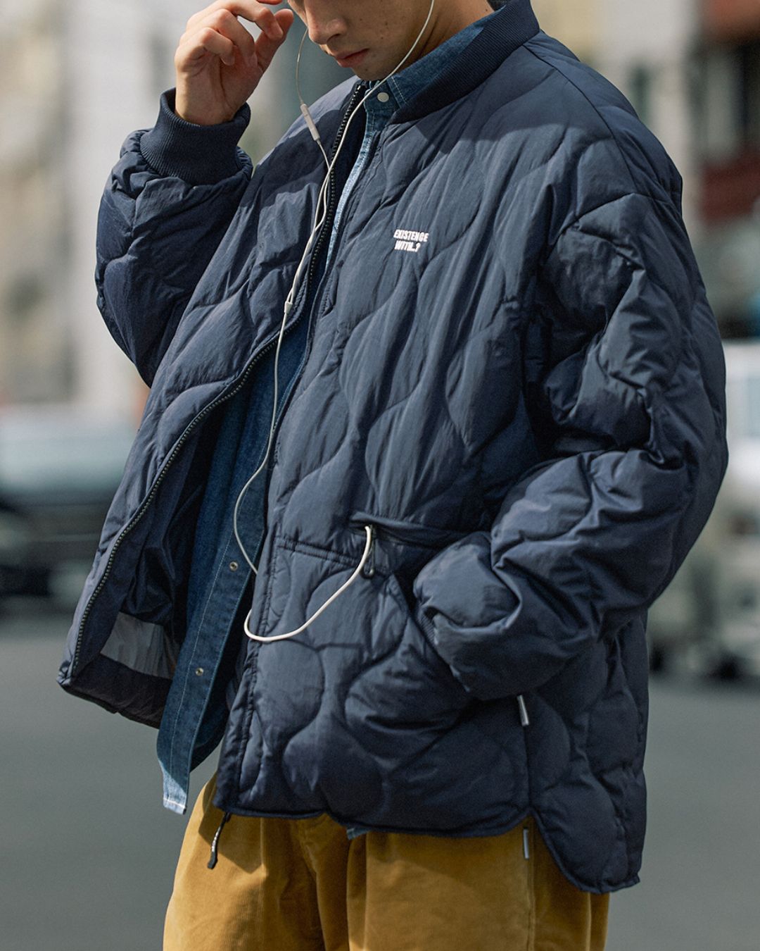 【一週間以内に発送】Quilted Down Jacket JK199