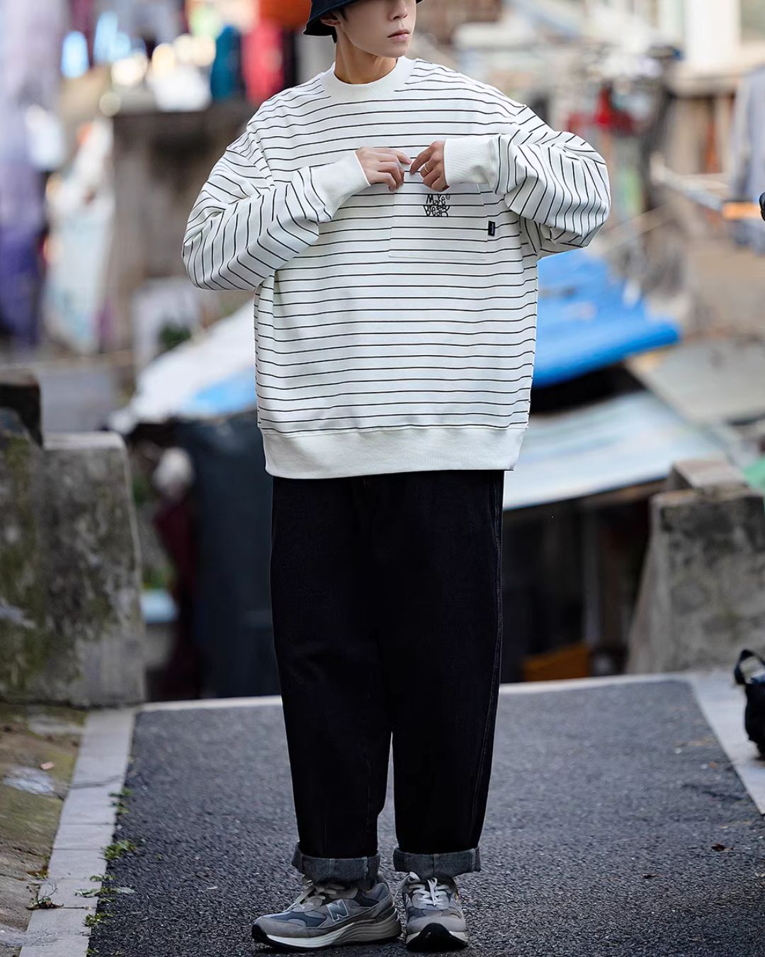 Border Pocket Sweat SW068