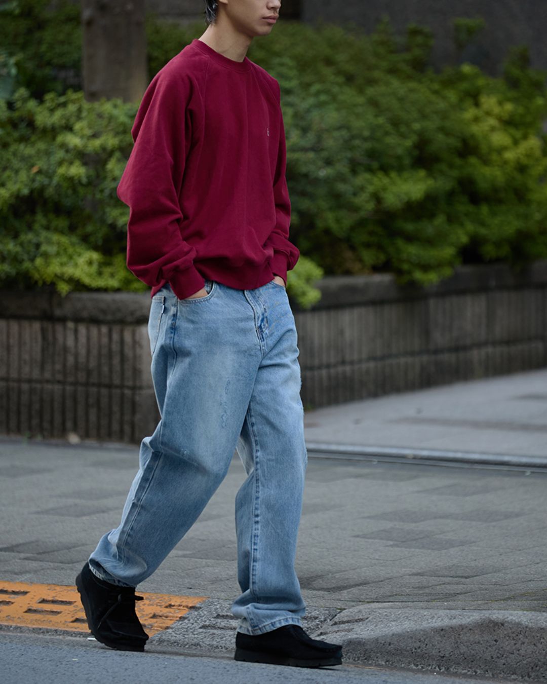 Crew Neck One Point Sweat SW087