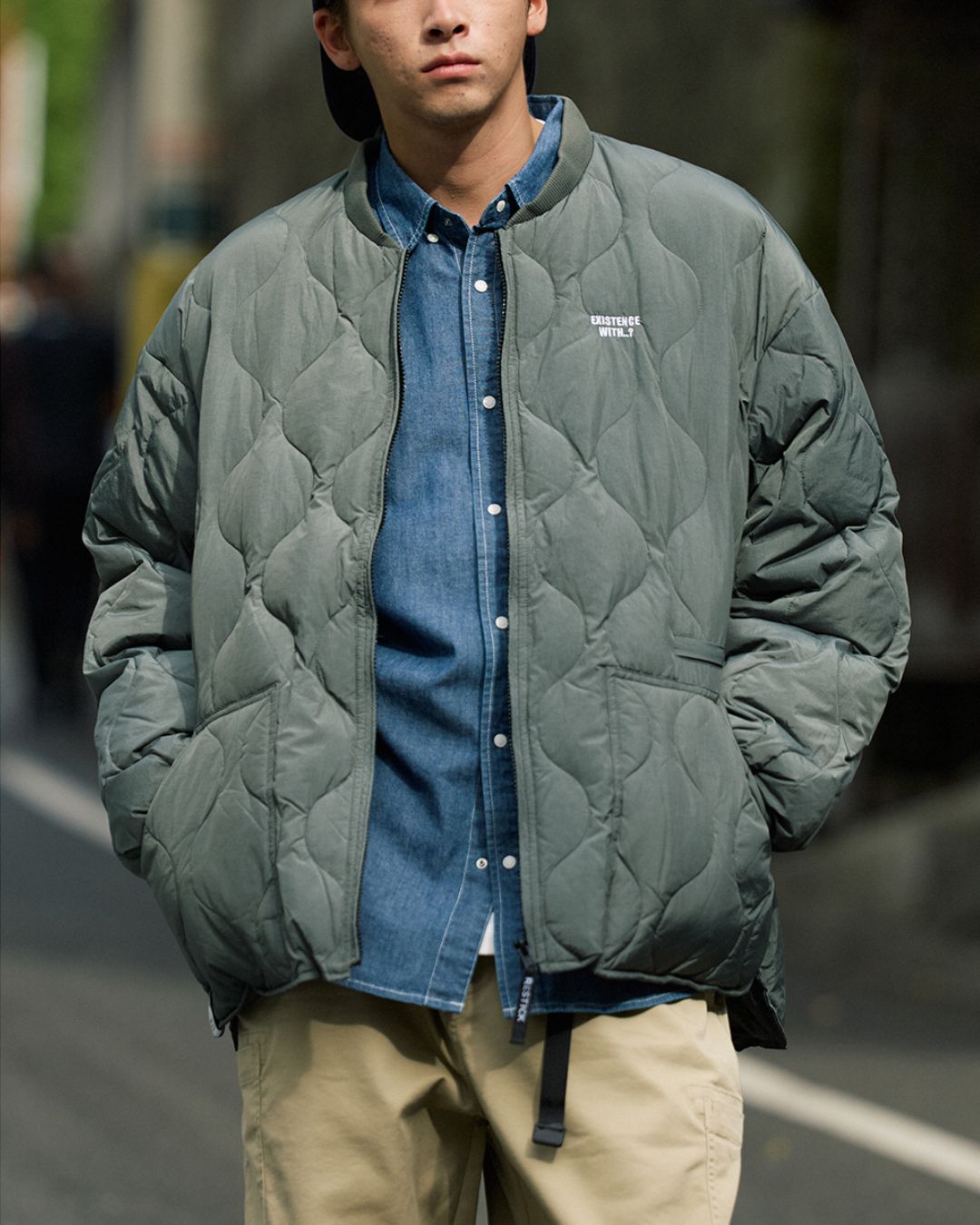 【一週間以内に発送】Quilted Down Jacket JK199