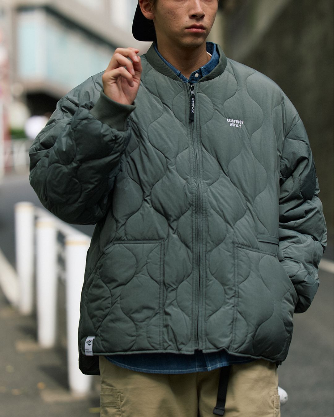 【一週間以内に発送】Quilted Down Jacket JK199