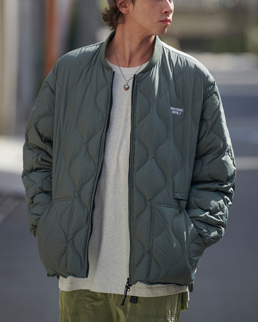 【一週間以内に発送】Quilted Down Jacket JK199