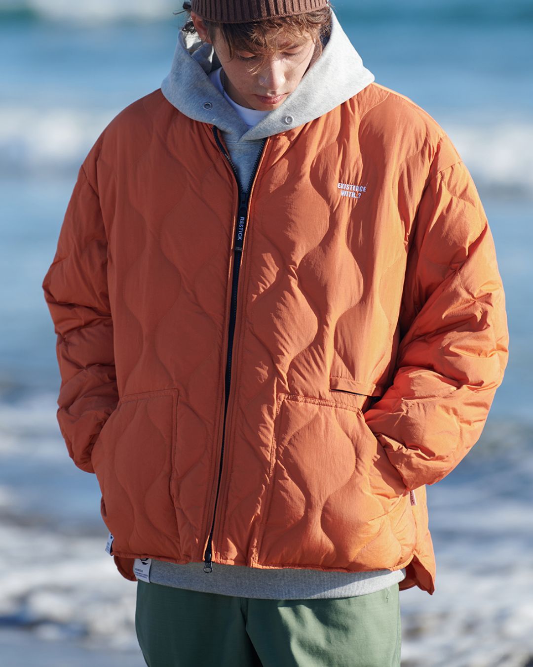 【一週間以内に発送】Quilted Down Jacket JK199
