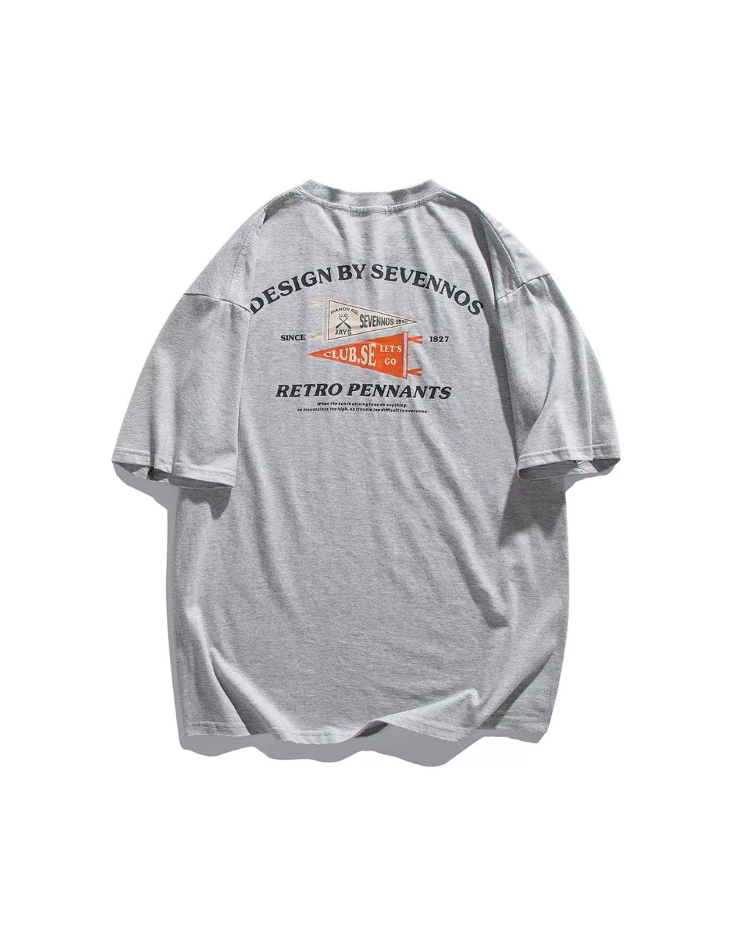 Cotton Back Print T-shirt ST069