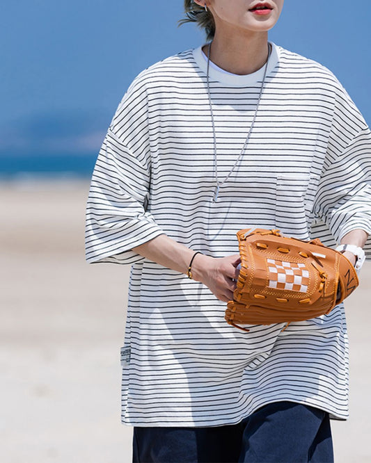 Casual Striped T-shirt ST034