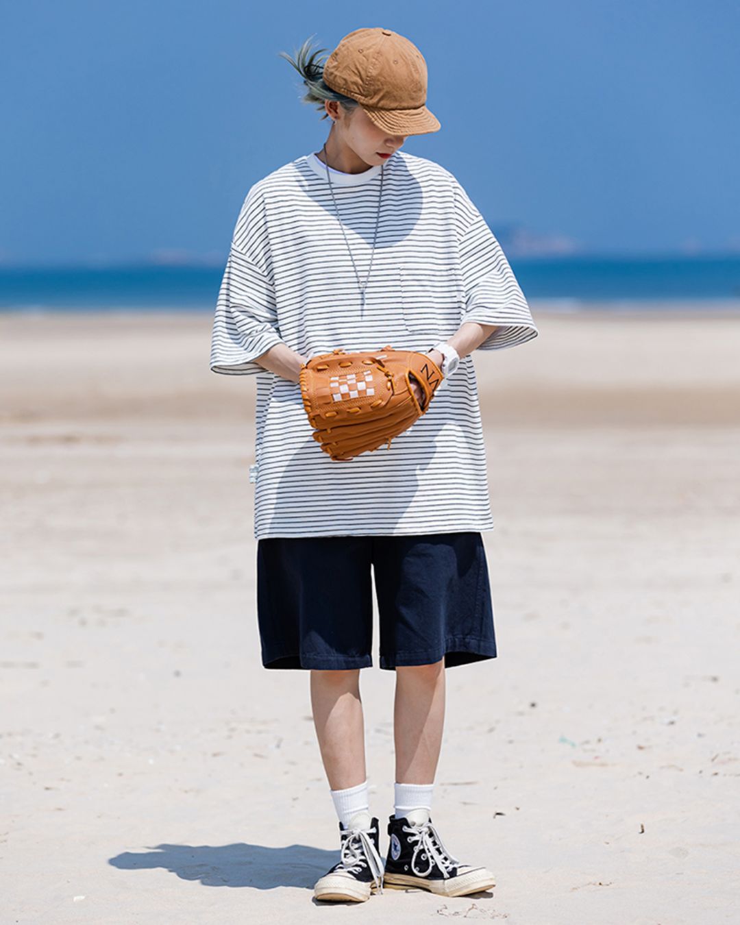 Casual Striped T-shirt ST034