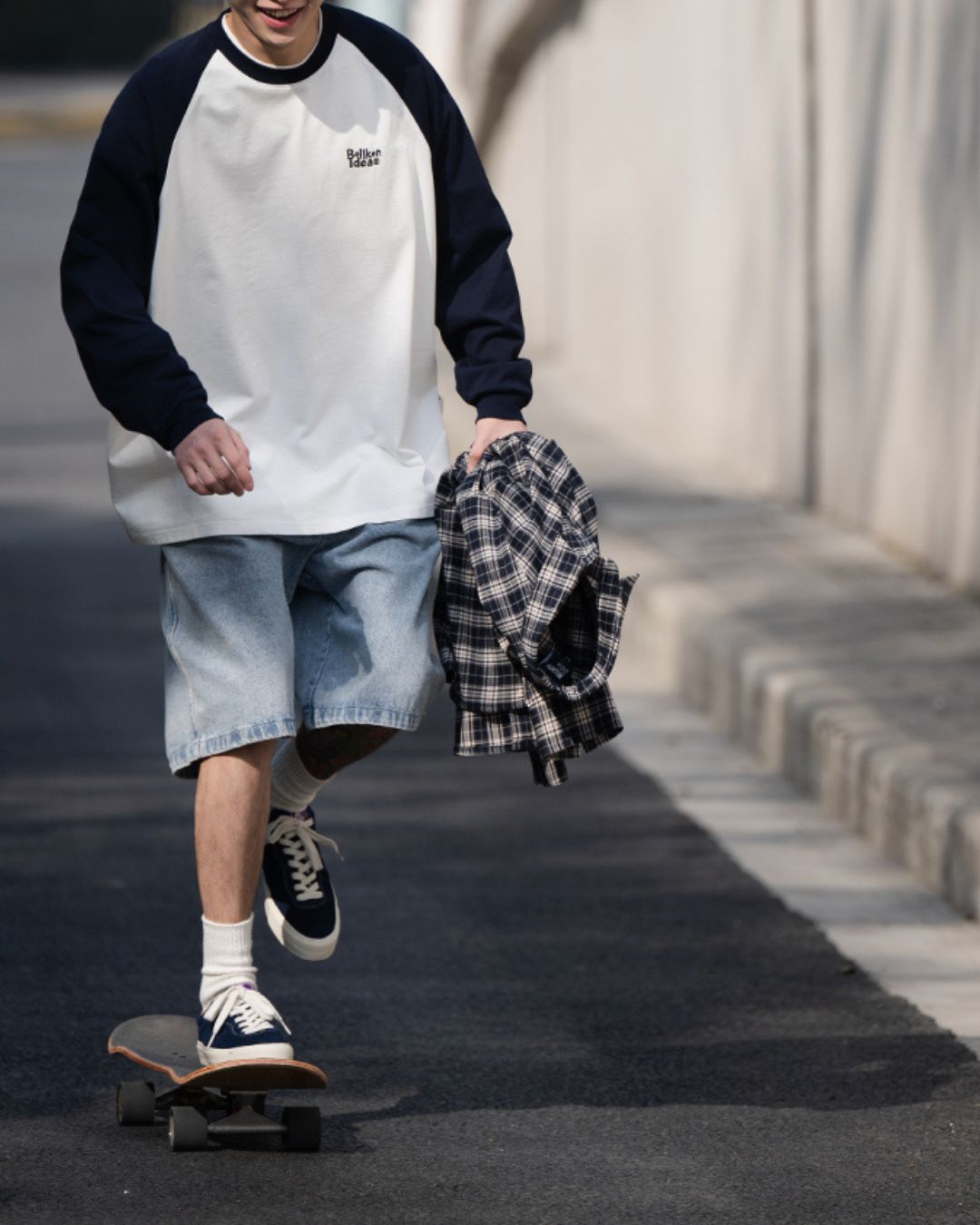 Cotton Raglan T-shirt LT015