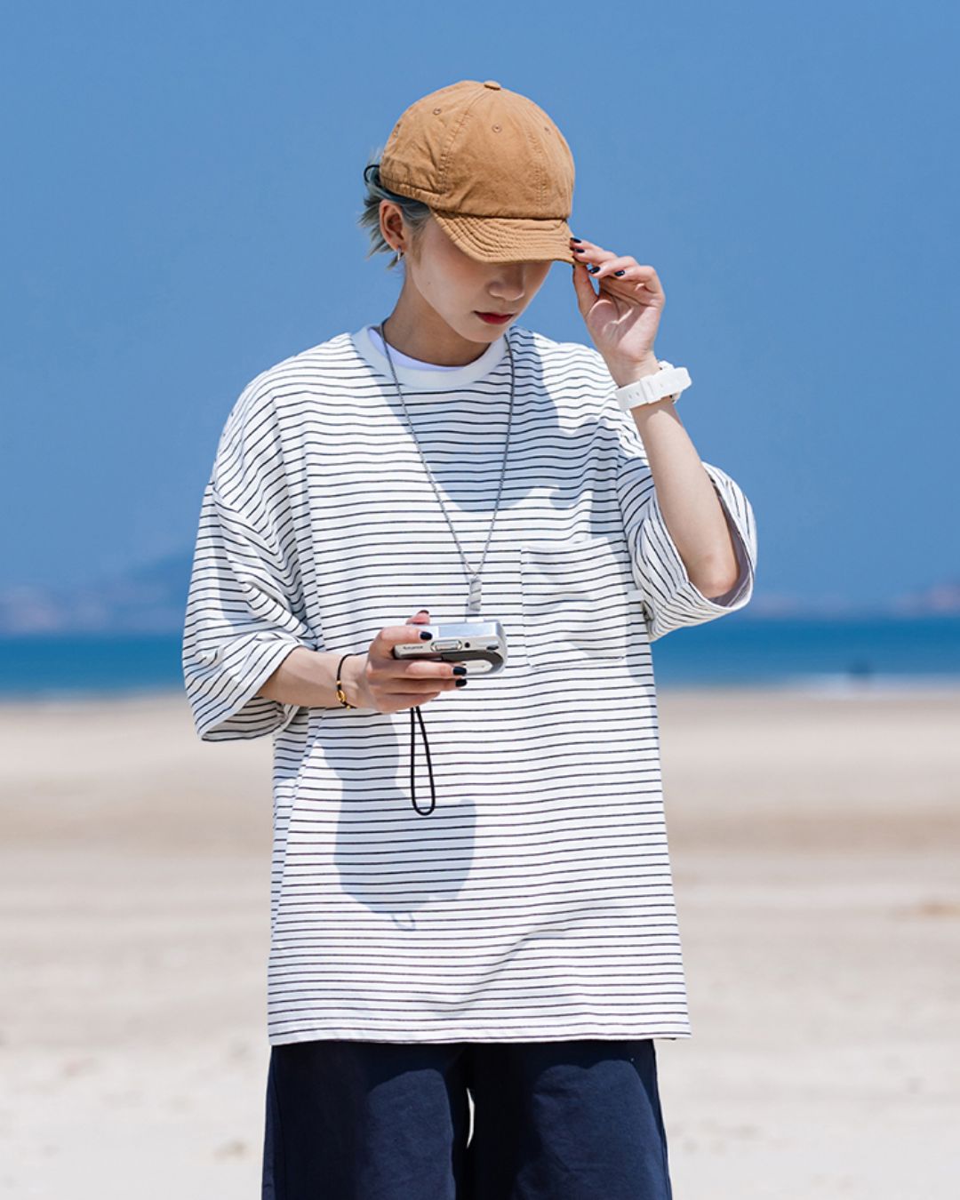 Casual Striped T-shirt ST034