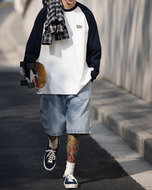 【10日以内お届け】Cotton Raglan T-shirt LT015