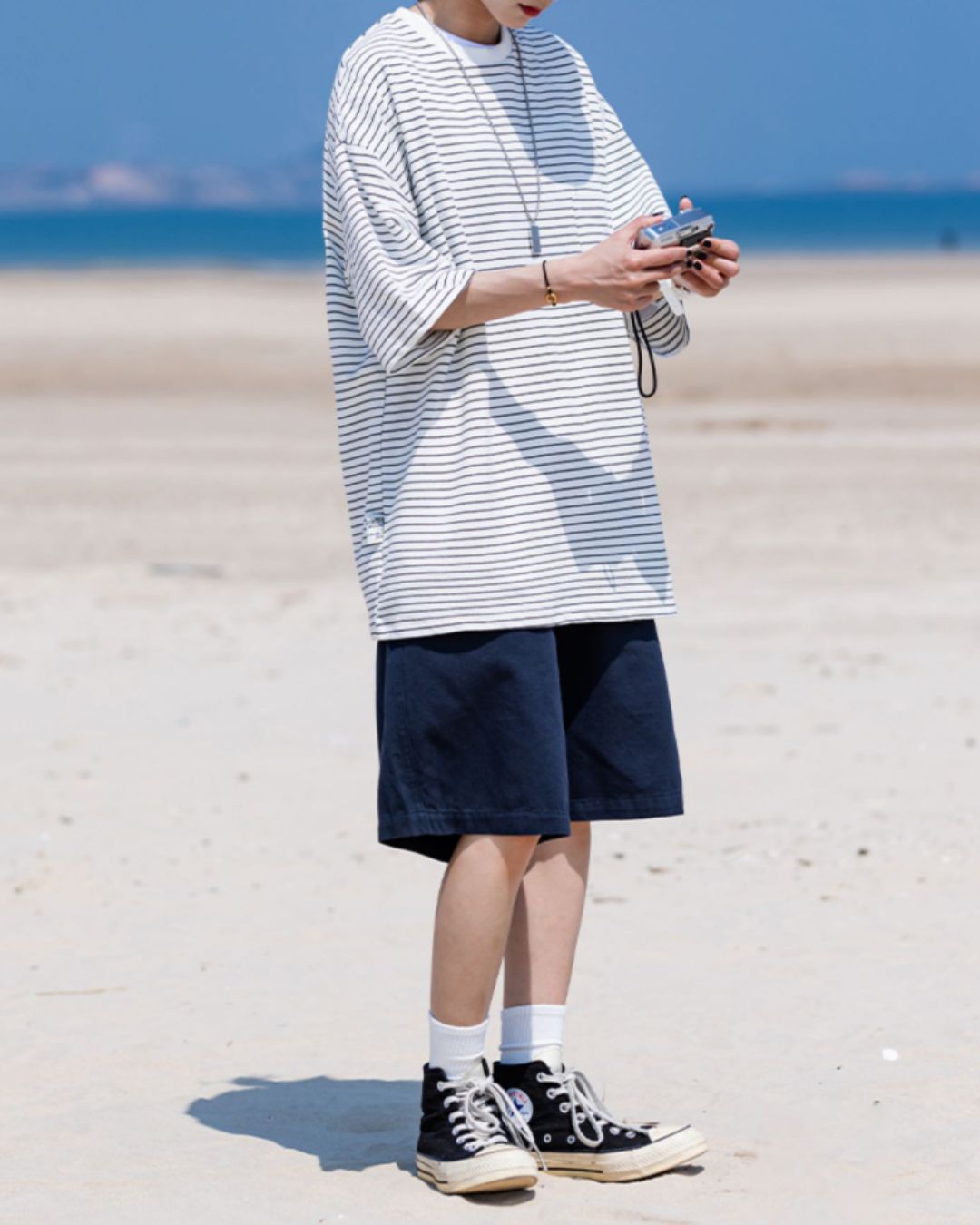 Casual Striped T-shirt ST034