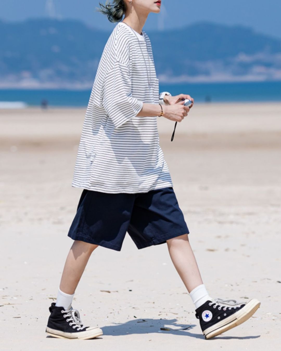 Casual Striped T-shirt ST034