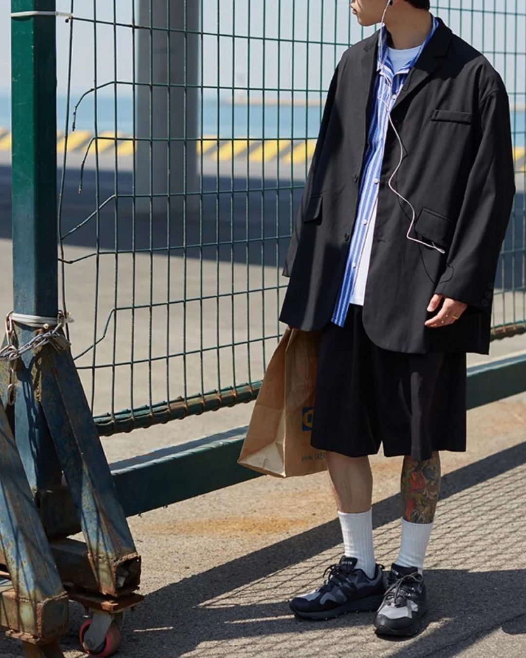 【セール】City Boy Loose Half Pants SP001