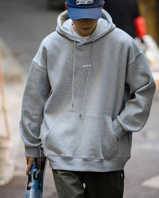 Lettered Pullover Hoodie HD019