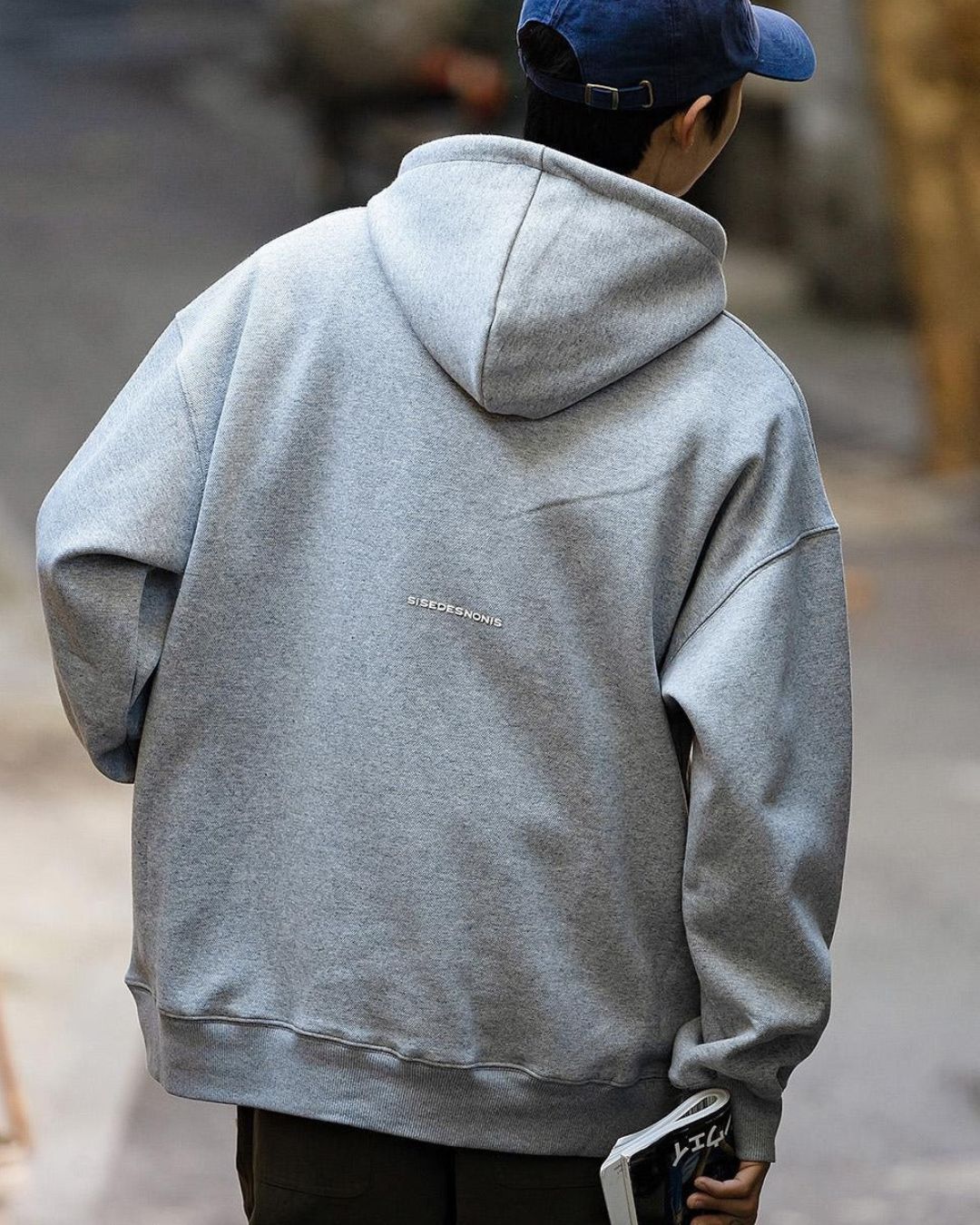 Lettered Pullover Hoodie HD019