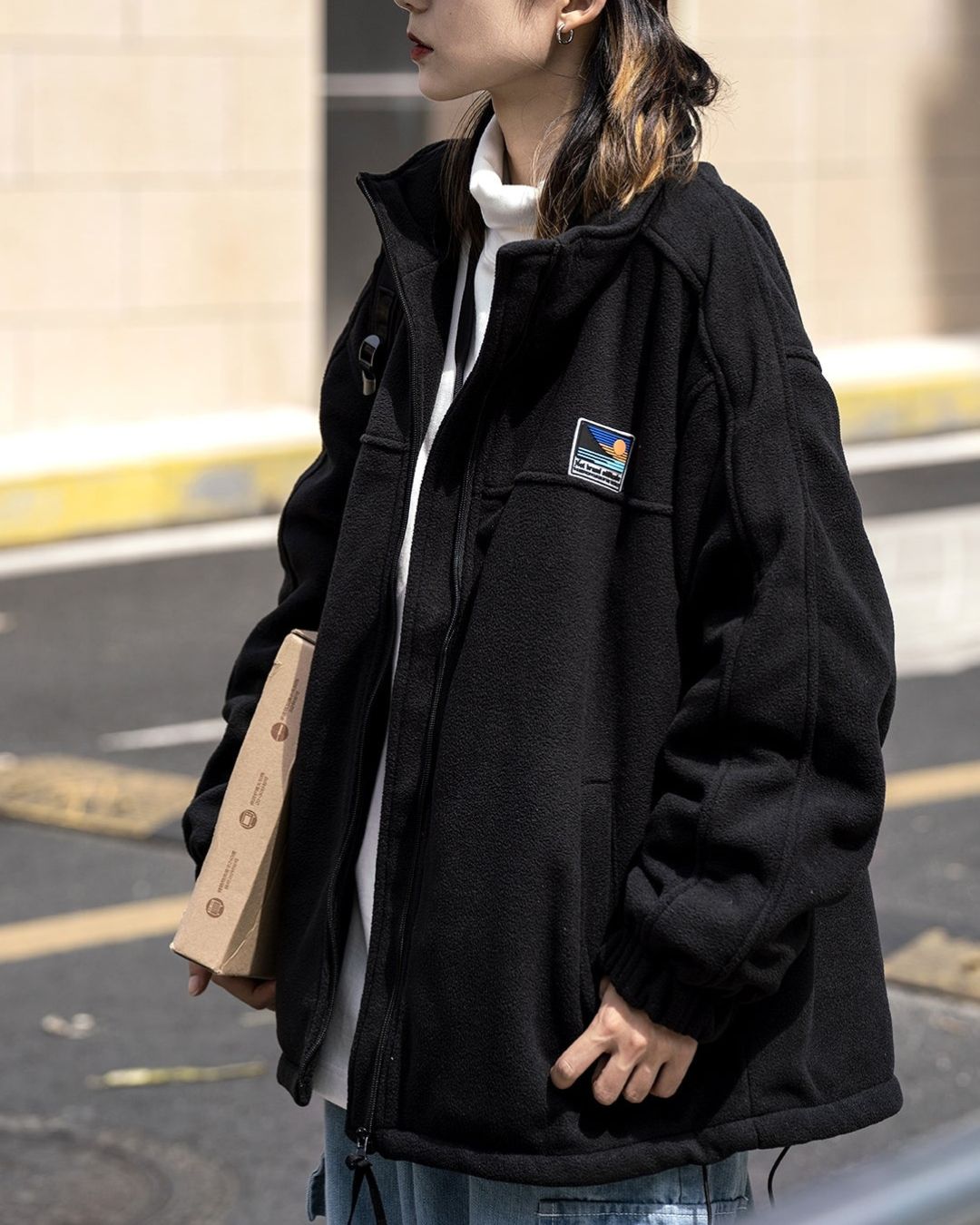 Fleece Simple Jacket JK023