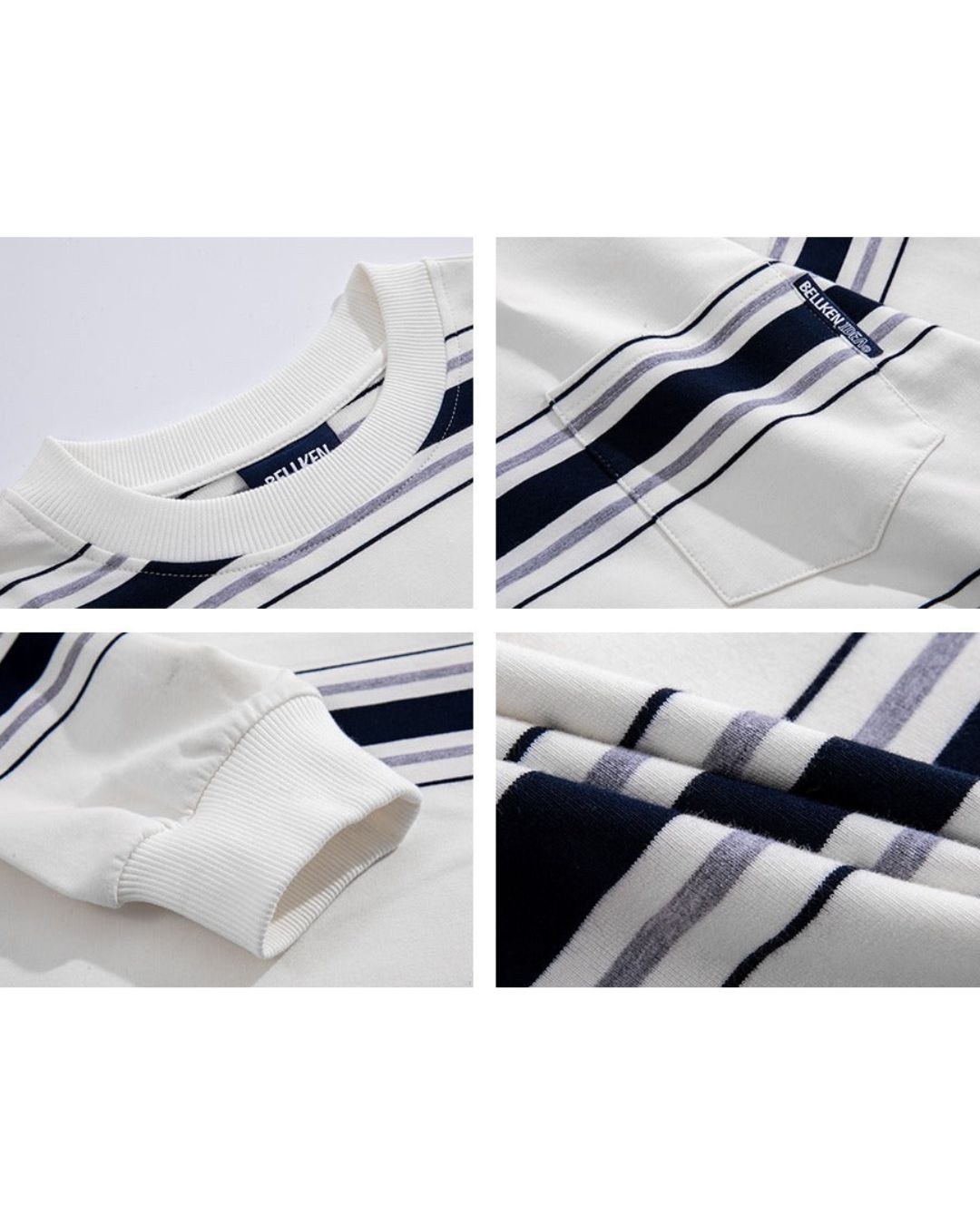 Relaxing Border T-Shirt LT006