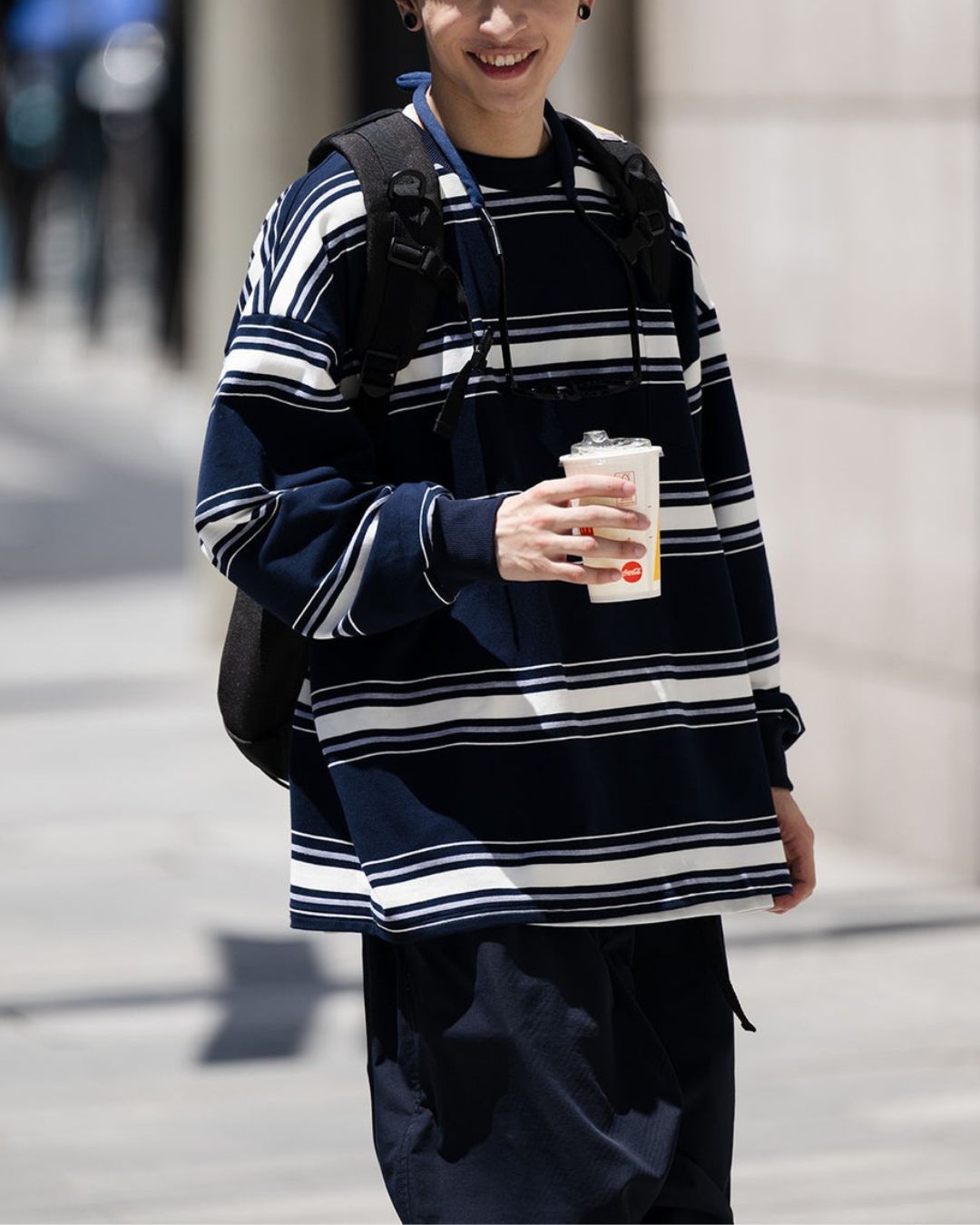 Relaxing Border T-Shirt LT006