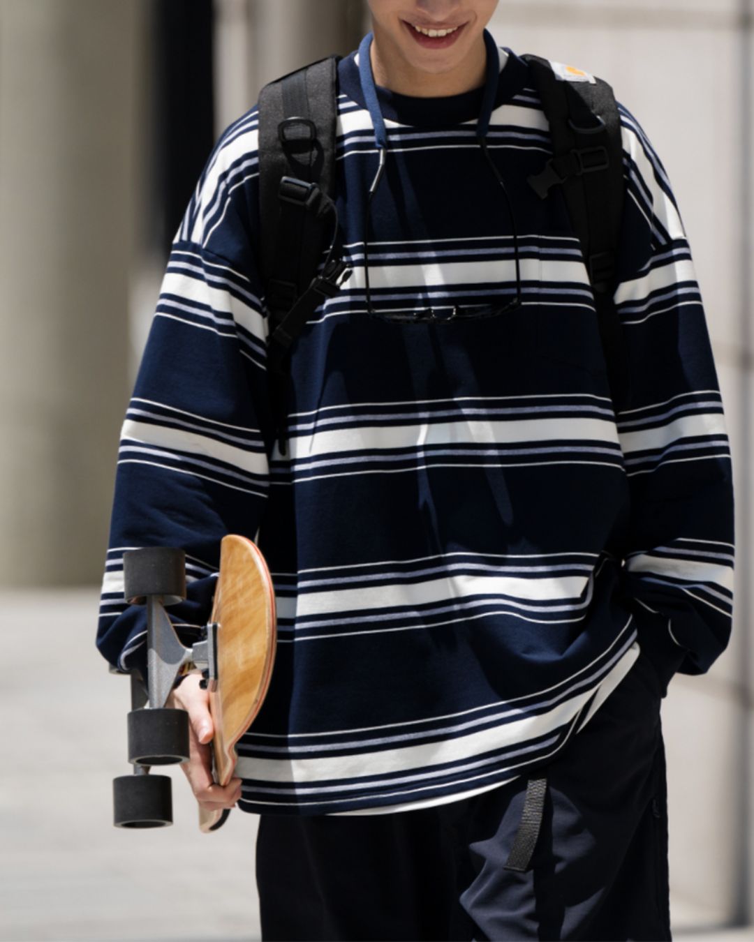 Relaxing Border T-Shirt LT006