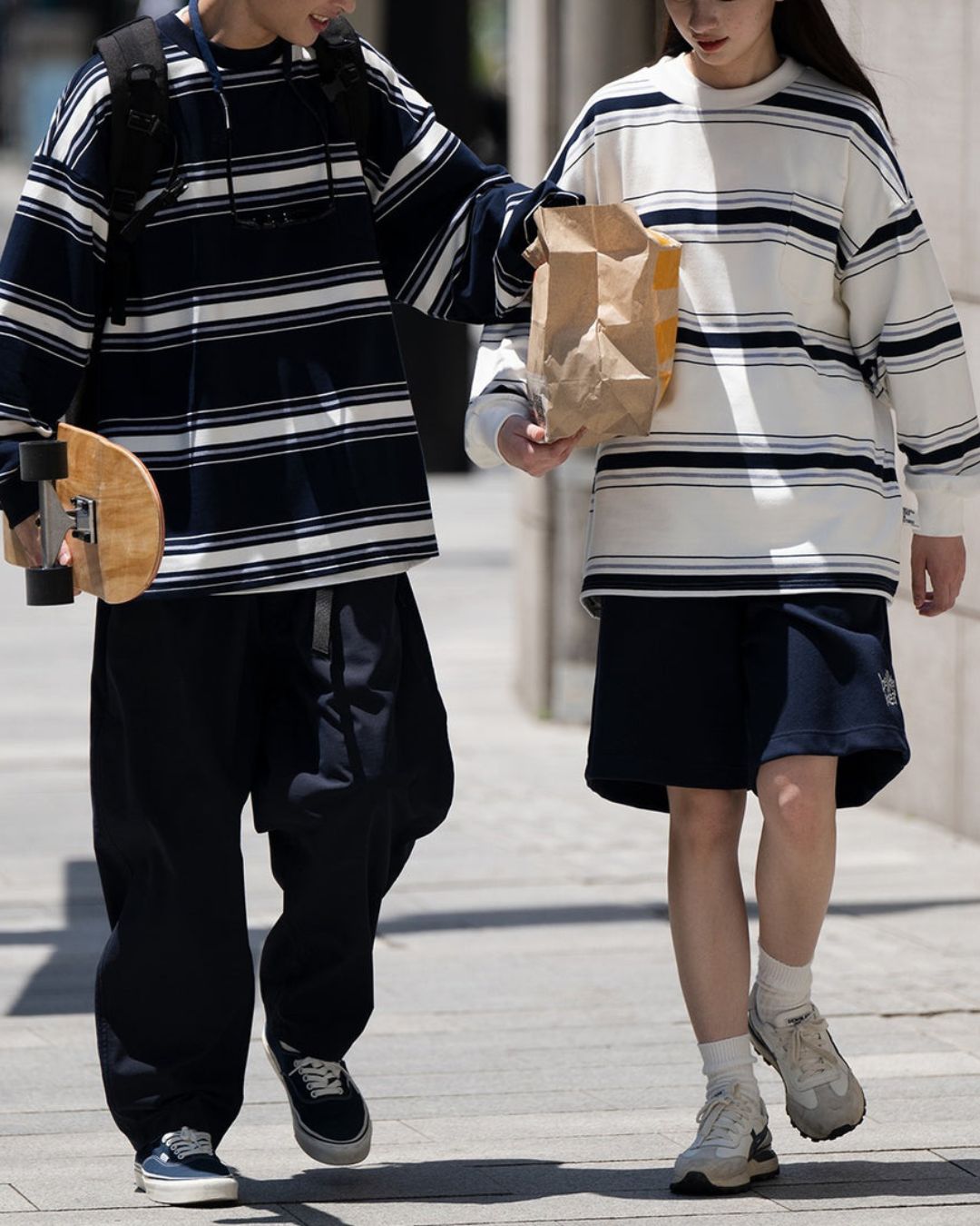 Relaxing Border T-Shirt LT006