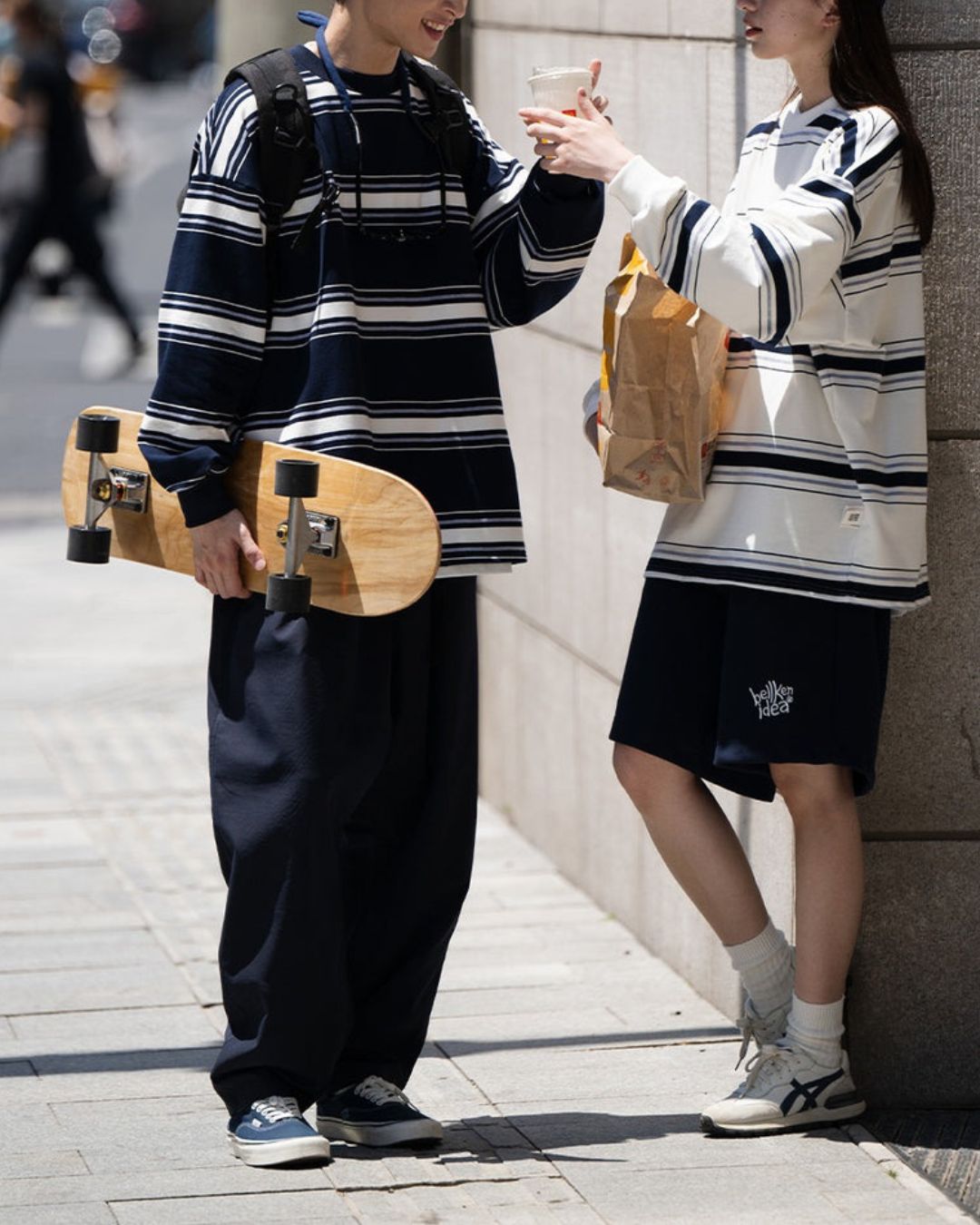 Relaxing Border T-Shirt LT006