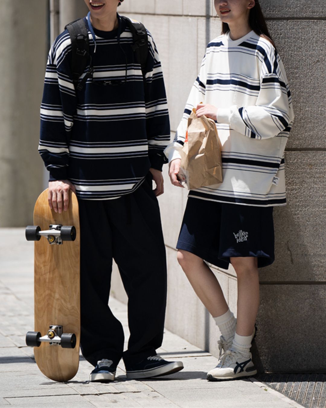 Relaxing Border T-Shirt LT006