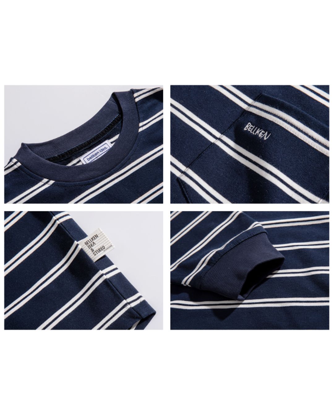 【10日以内お届け】Relaxing Border T-Shirt LT017