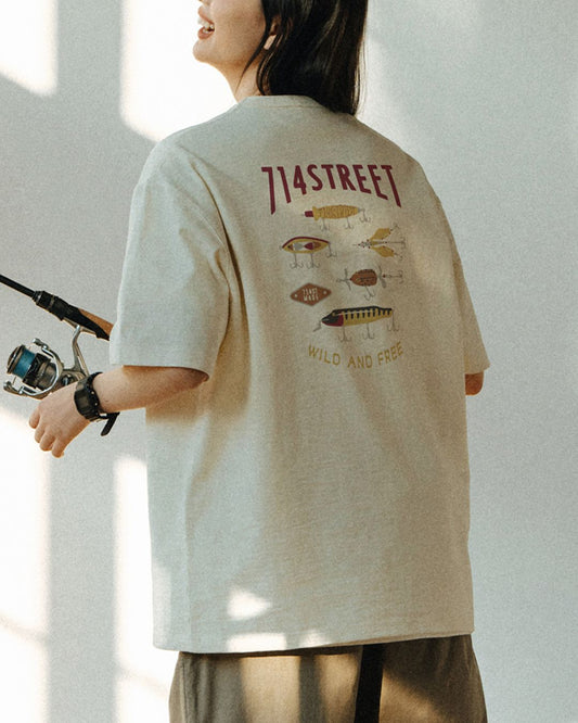 Casual Back Print T-shirt ST031