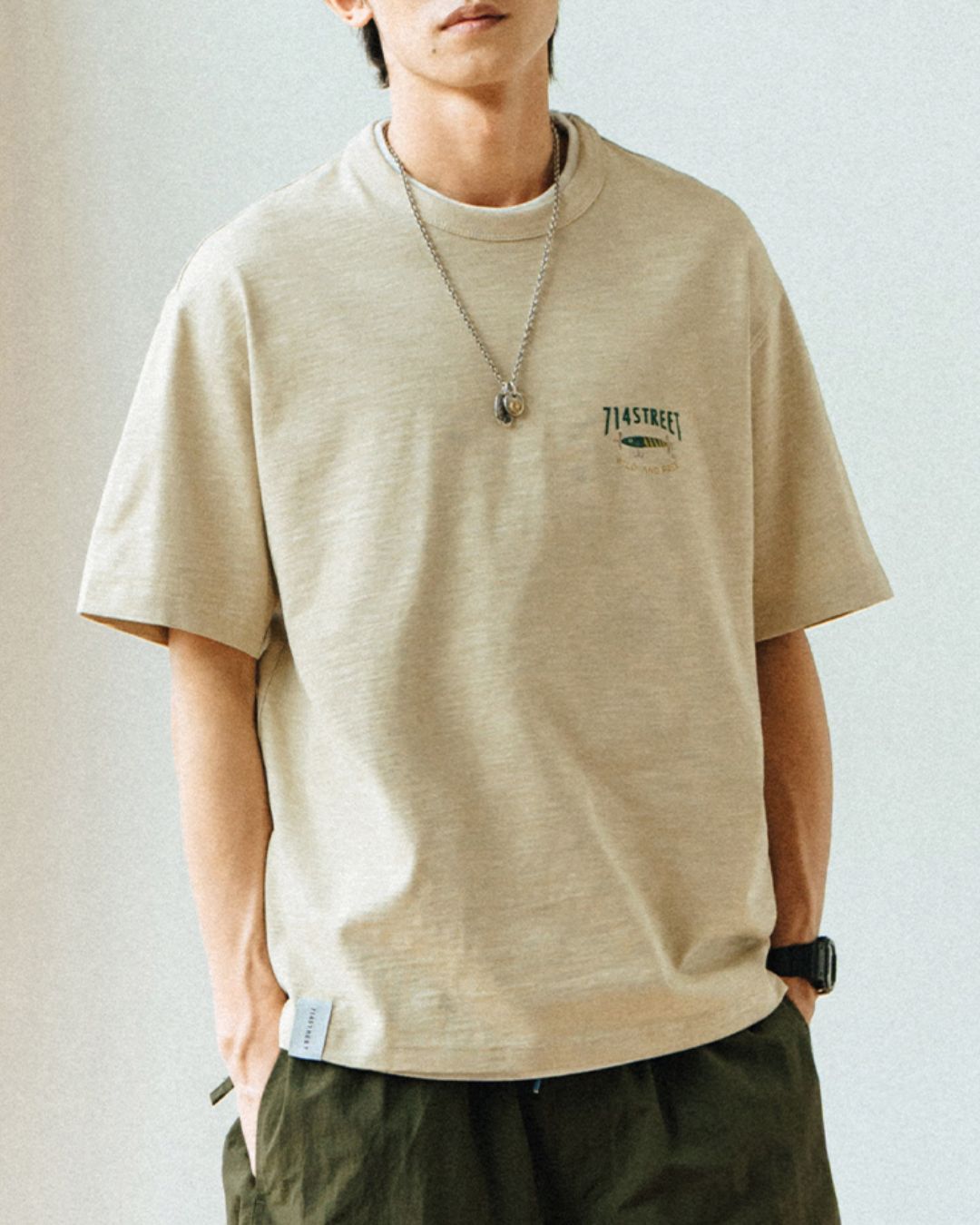 Casual Back Print T-shirt ST031