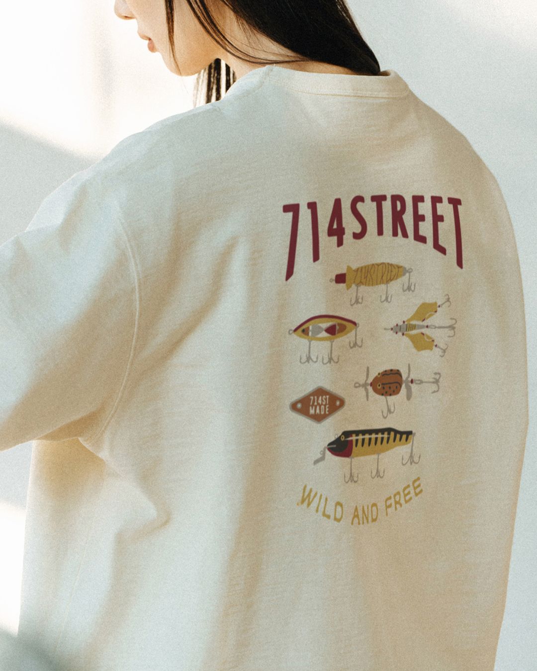 Casual Back Print T-shirt ST031