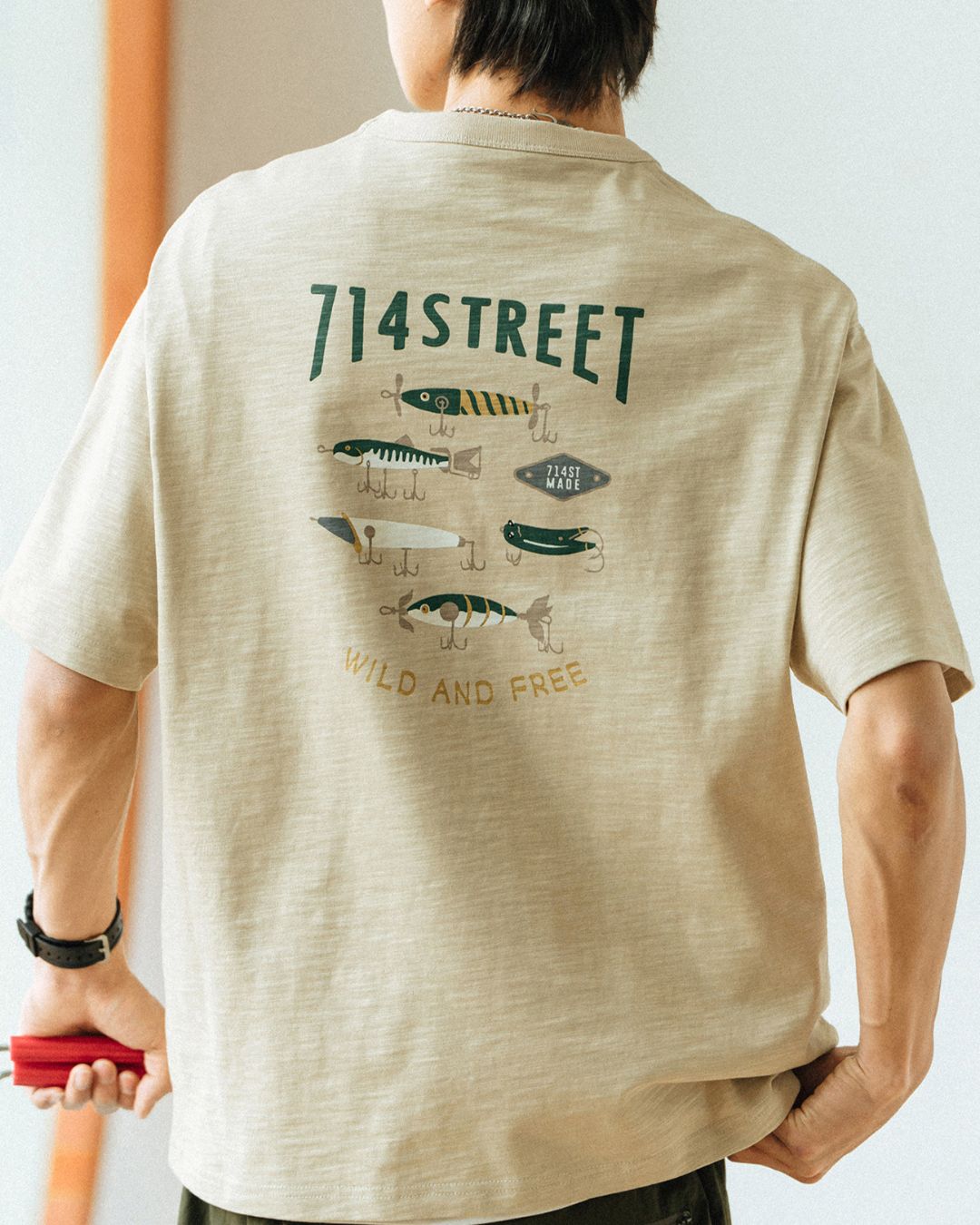 Casual Back Print T-shirt ST031