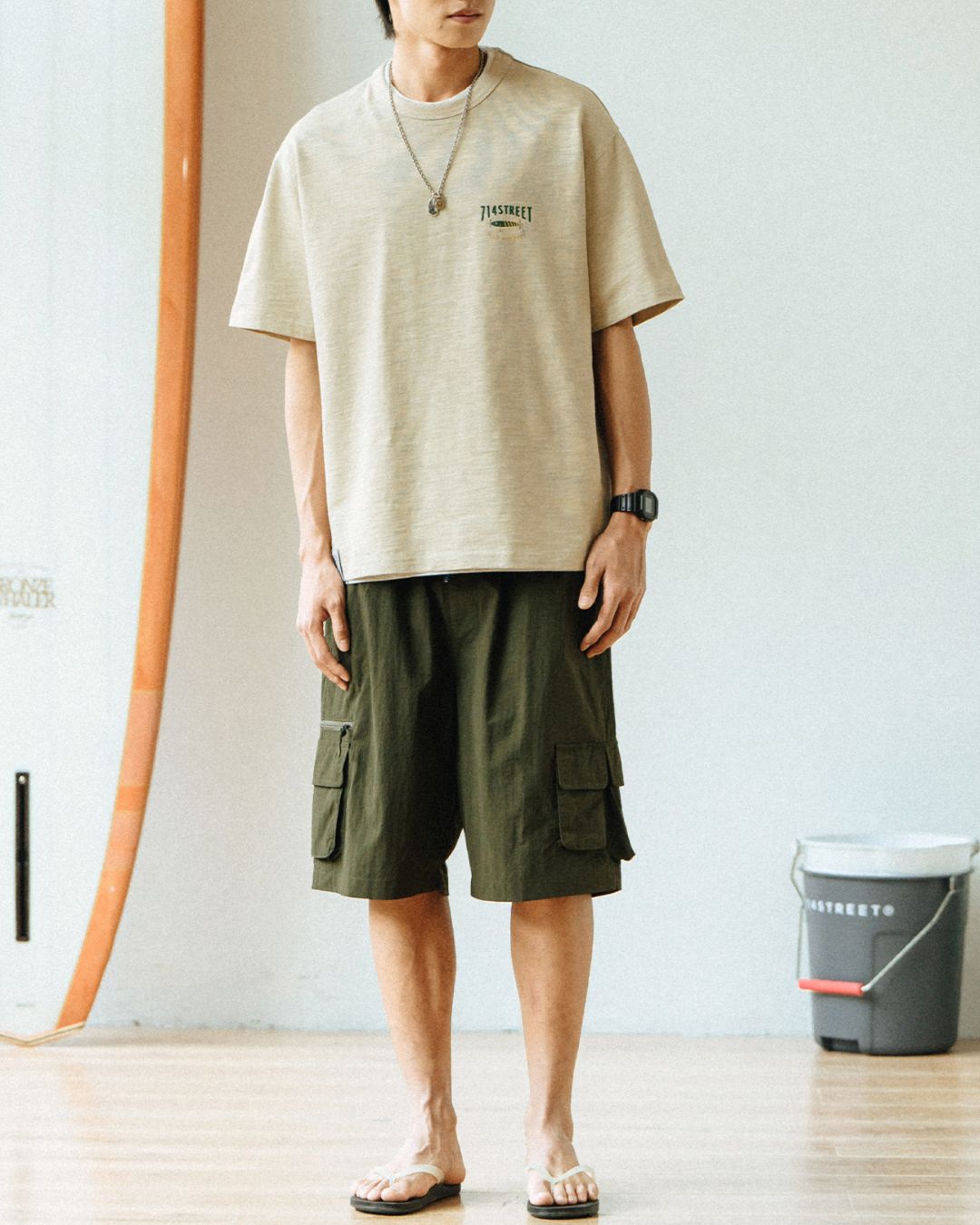 Casual Back Print T-shirt ST031