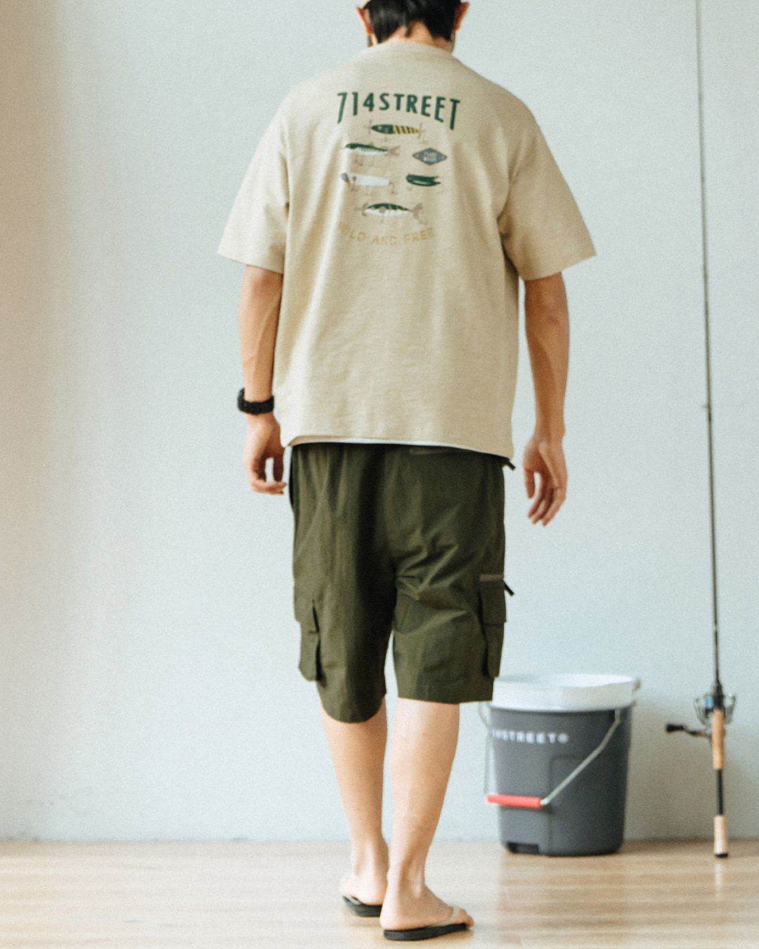 Casual Back Print T-shirt ST031