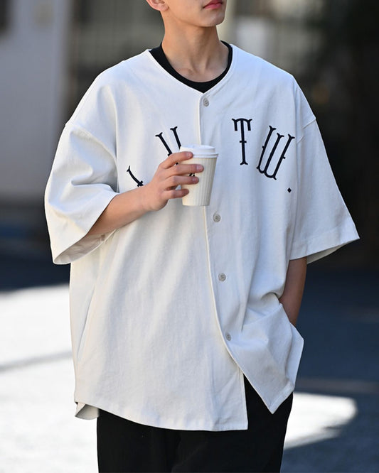 No-collar Baseball Shirt　SS064