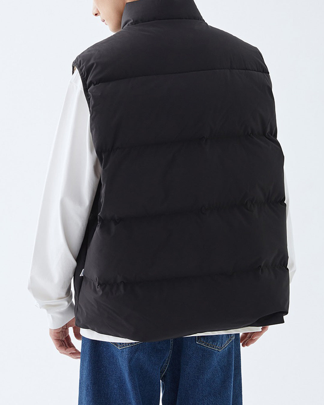 Stand Collar Down Vest　VT011