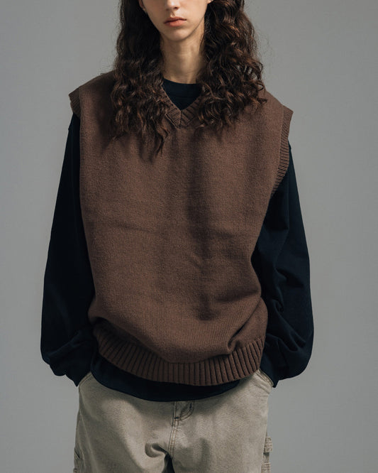 Minimalist Knit Vest　VT012