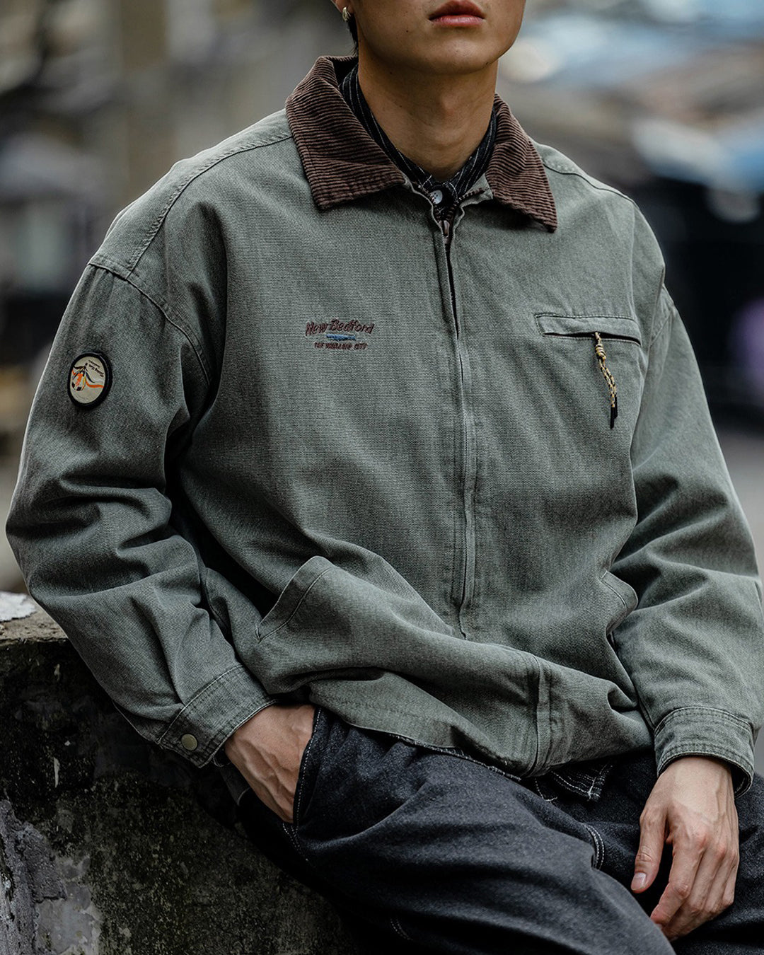 VINTAGE WORK JACKET良い雰囲気のused感です