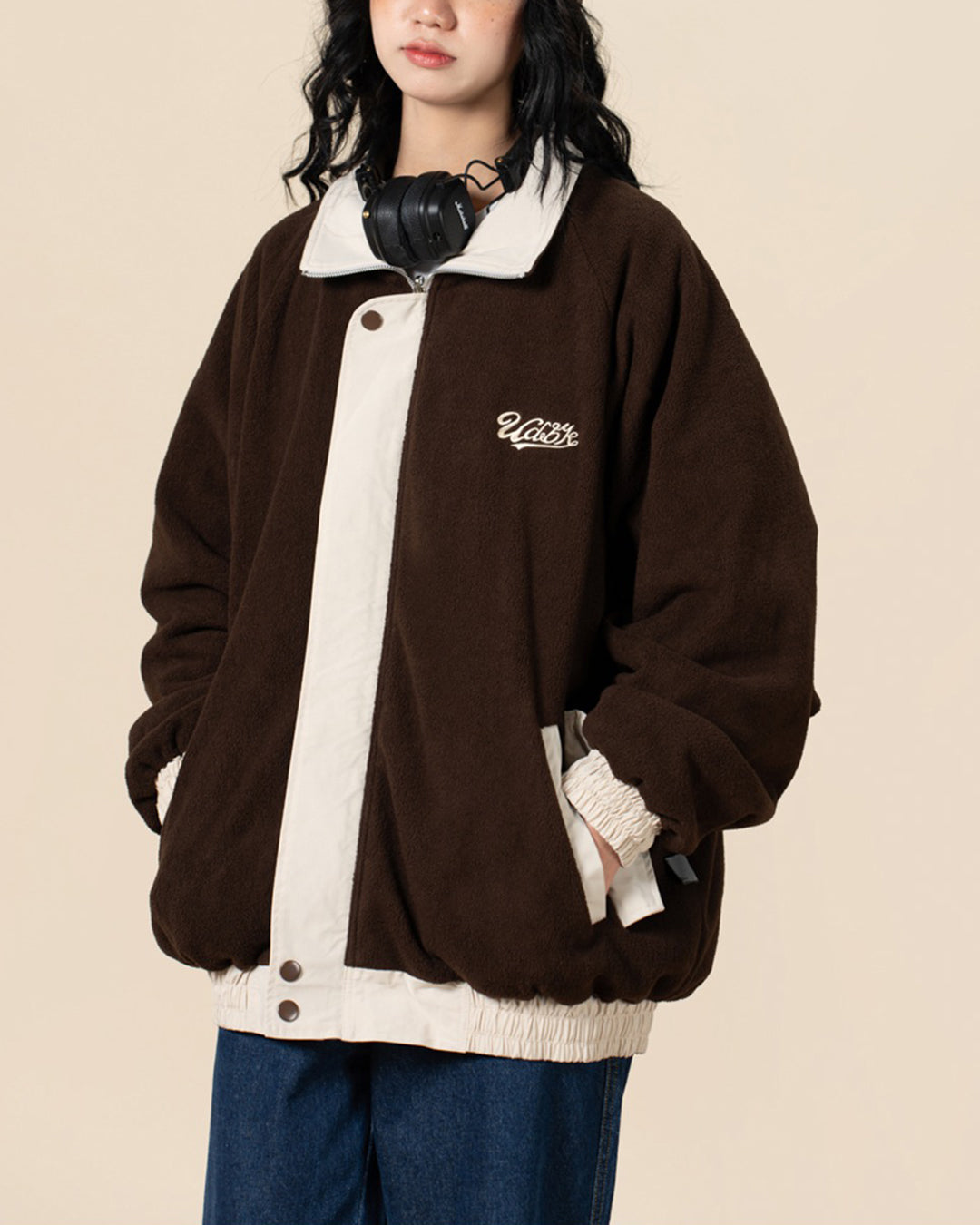 Reversible Zip-up Jacket　JK123