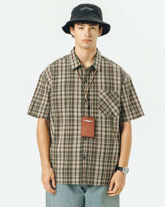 Retro Street Checked Shirt　SS053