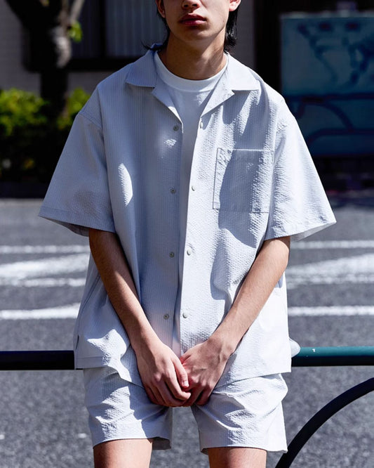 Stripe Seersucker Shirt　SS072